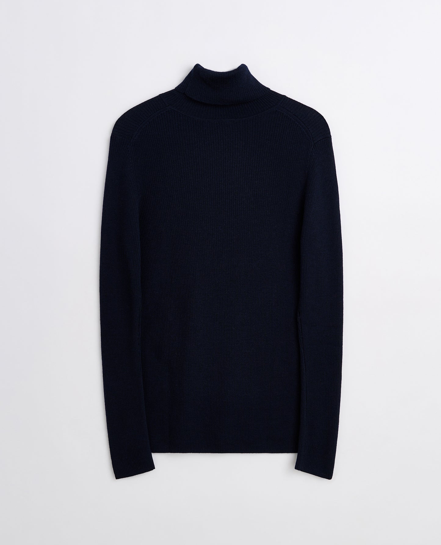 MERINO RIB TURTLE NECK