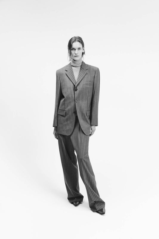 WIDE PLEATED TROUSER