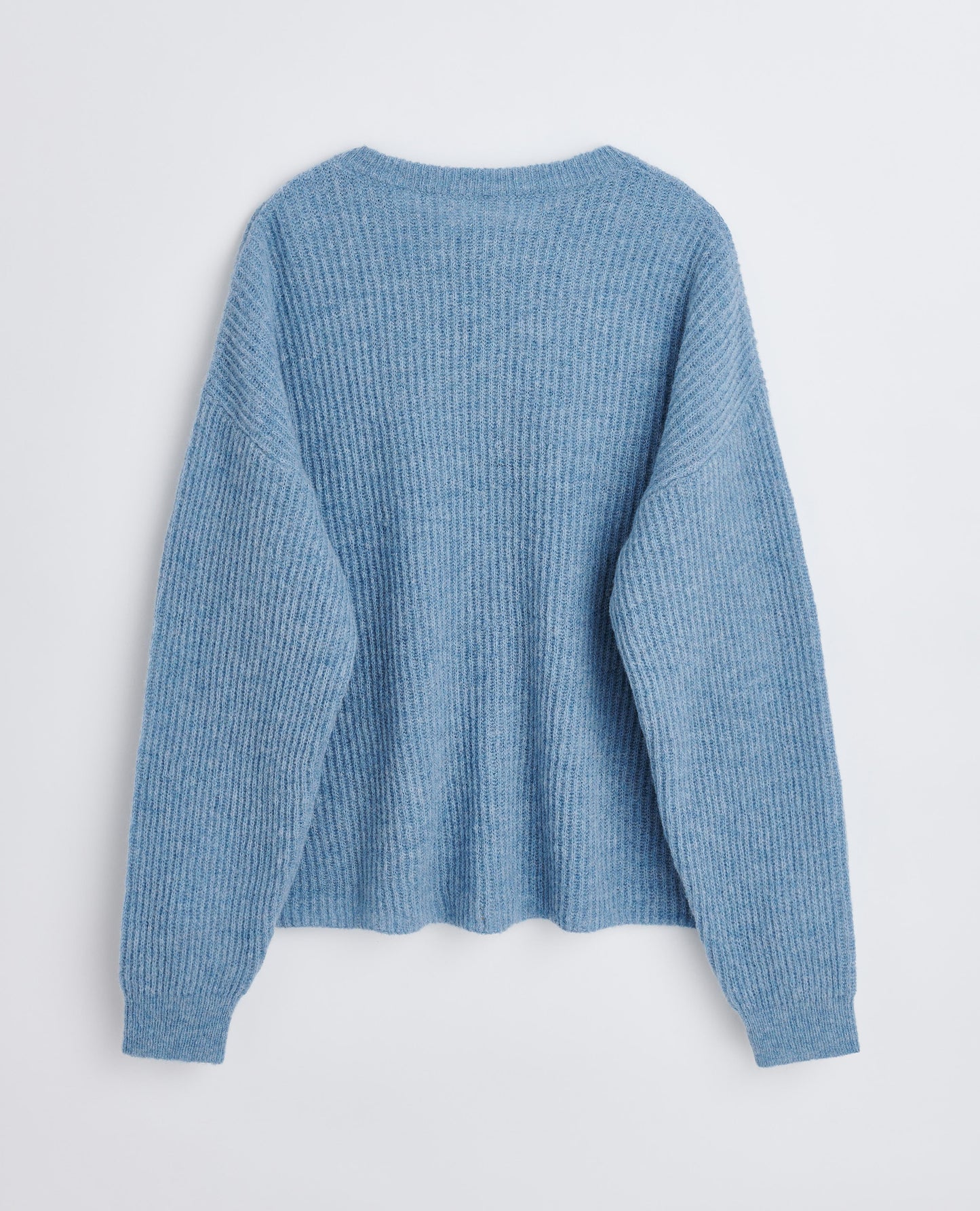 AIR RIB KNIT . BLUE