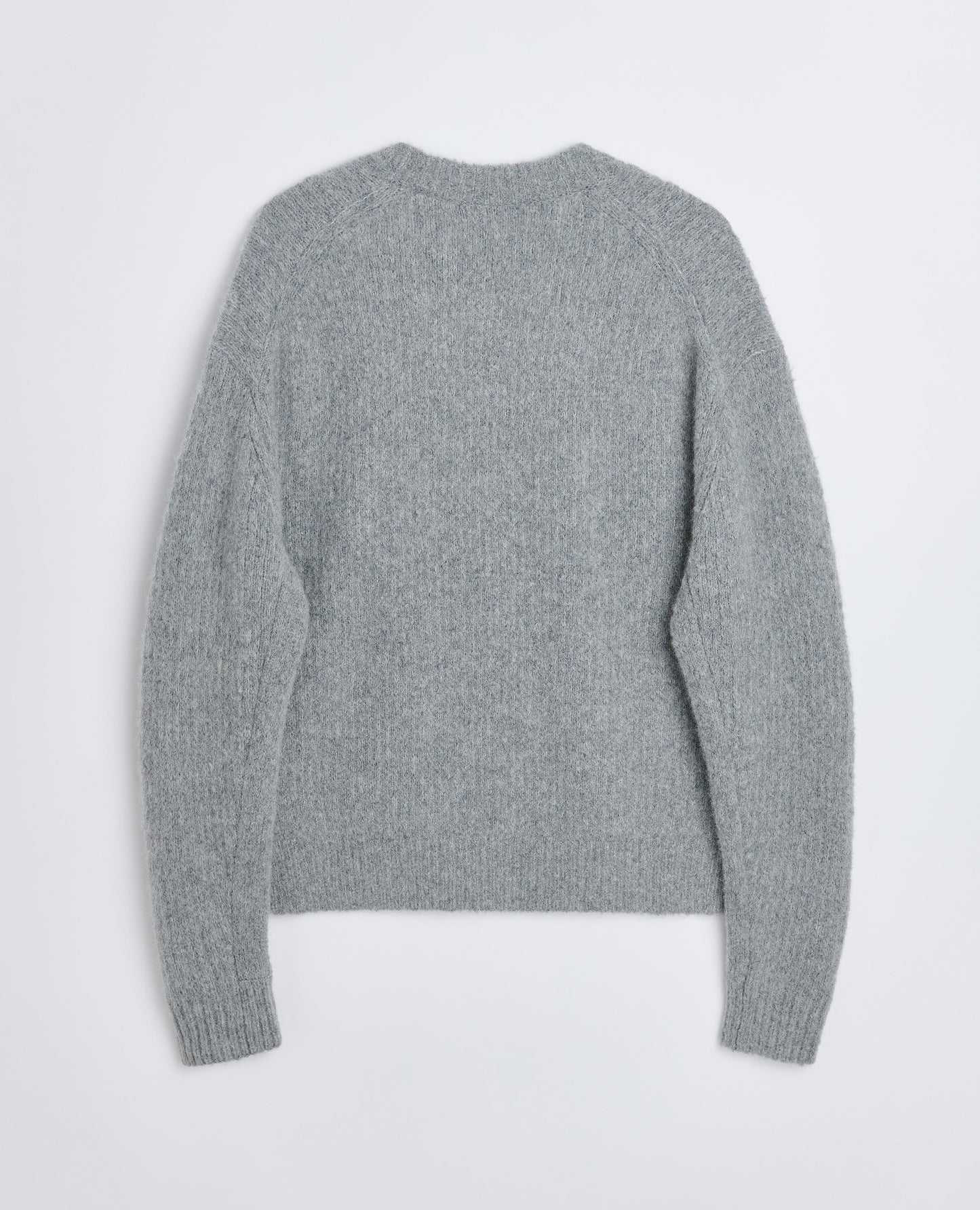 YAK SWEATER . GREY MELANGE