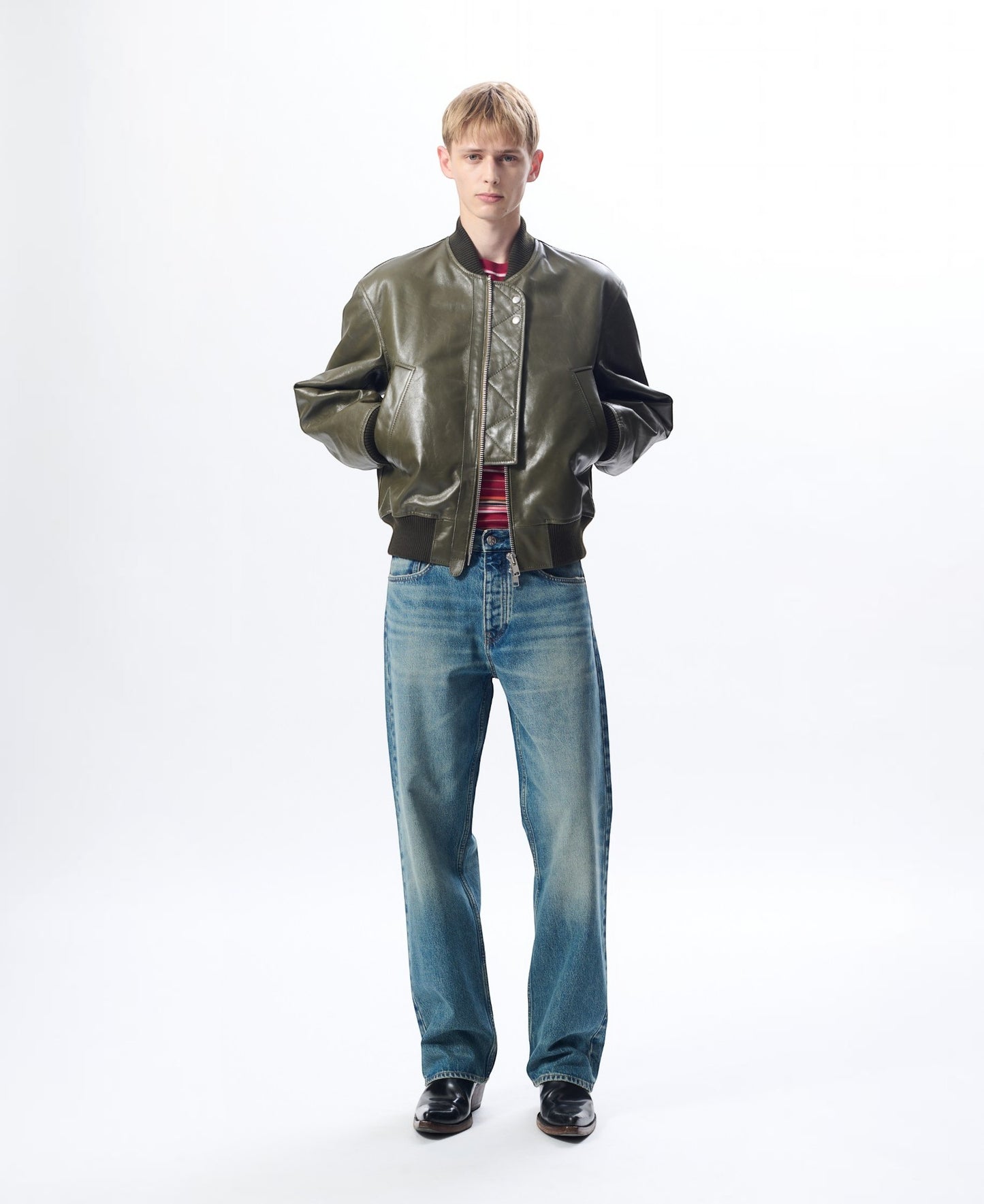 LEATHER FLIGHT JACKET
