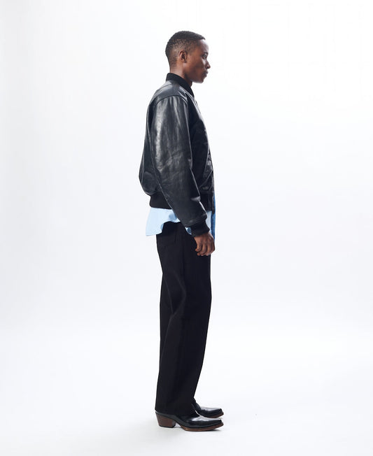 LEATHER FLIGHT JACKET