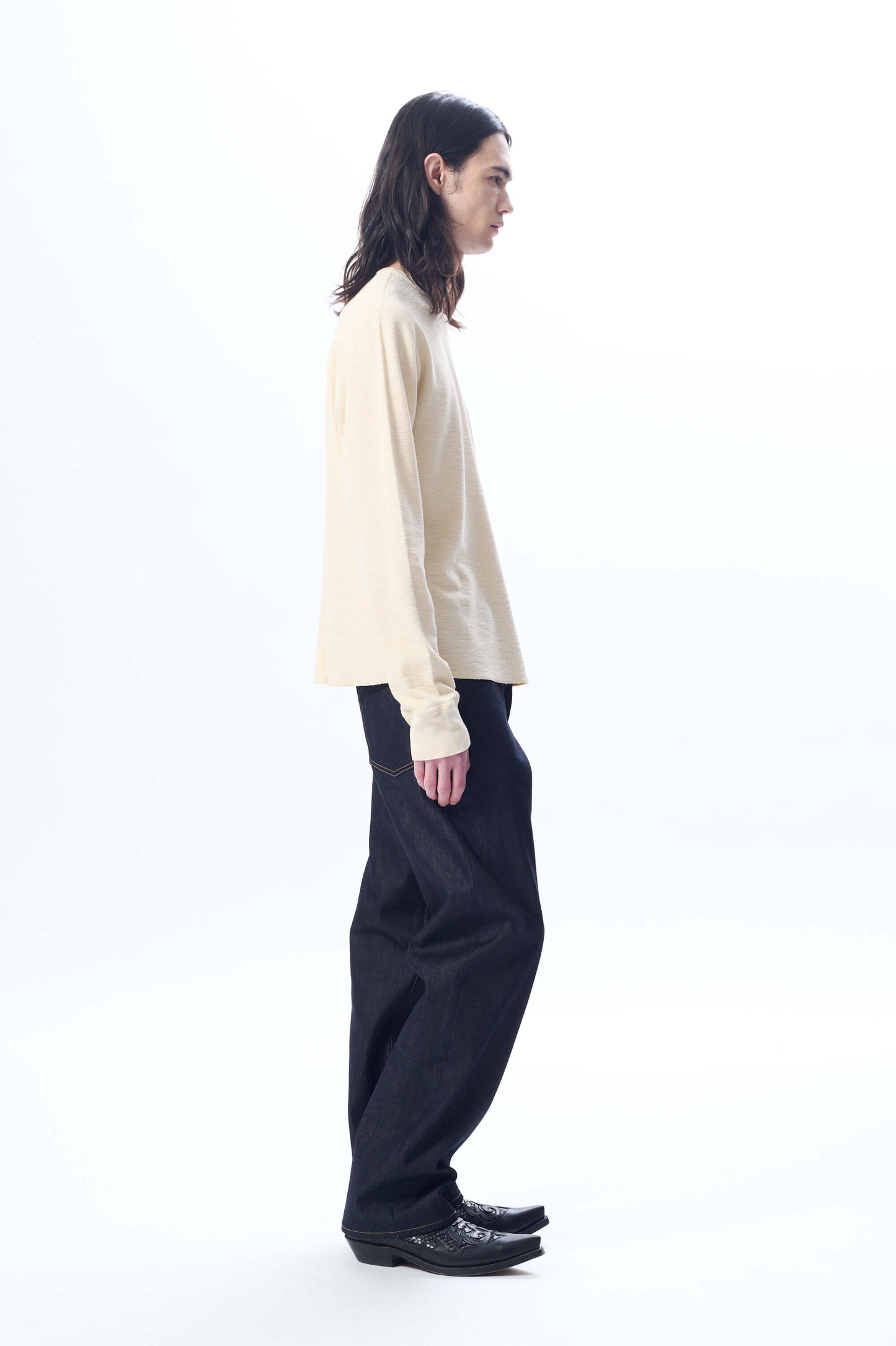 WAFFLE TEE LS
