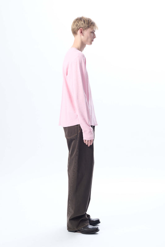 WAFFLE TEE LS