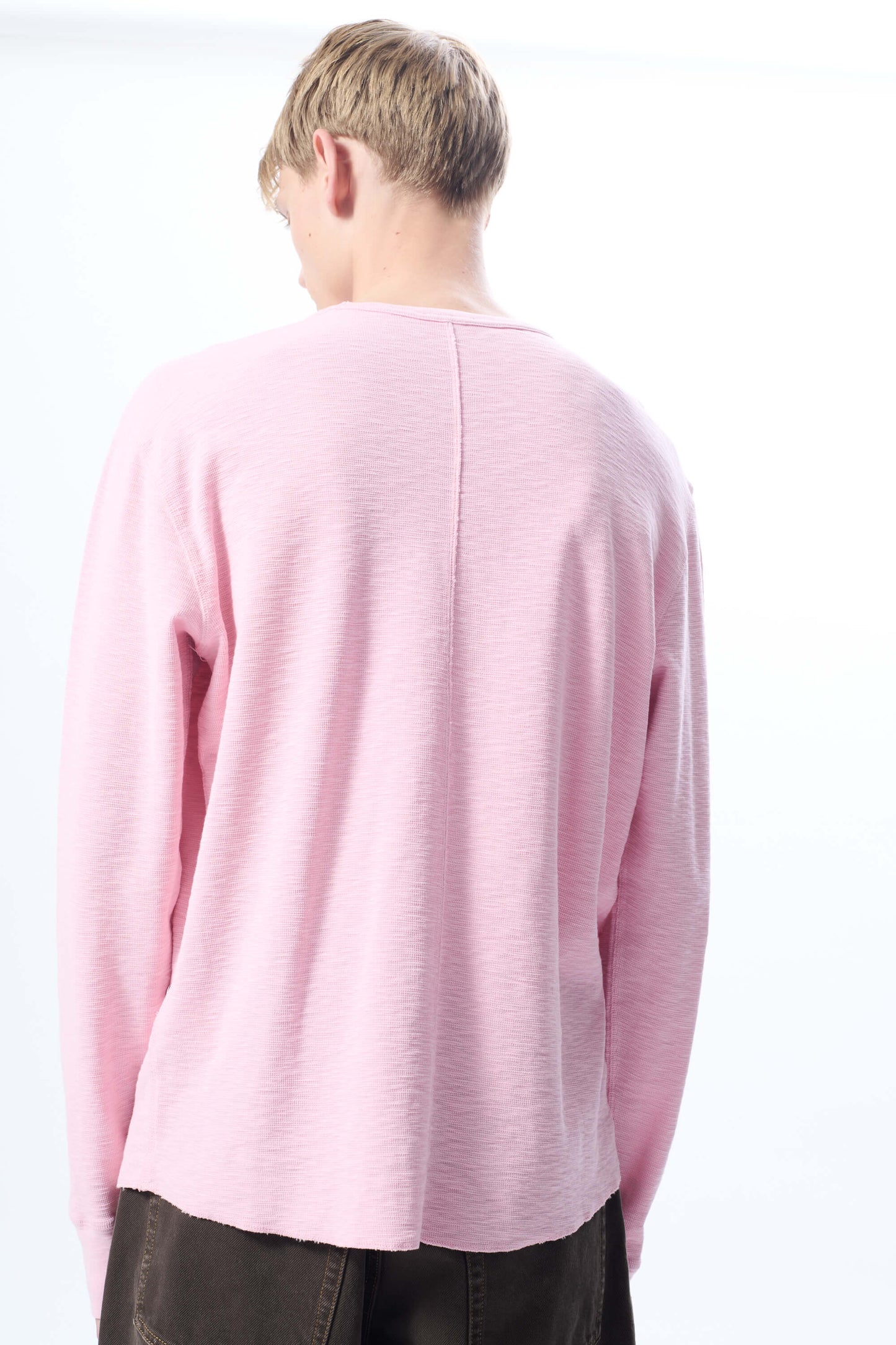 WAFFLE TEE LS