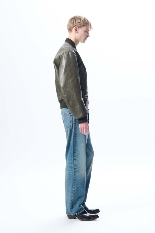 LEATHER FLIGHT JACKET