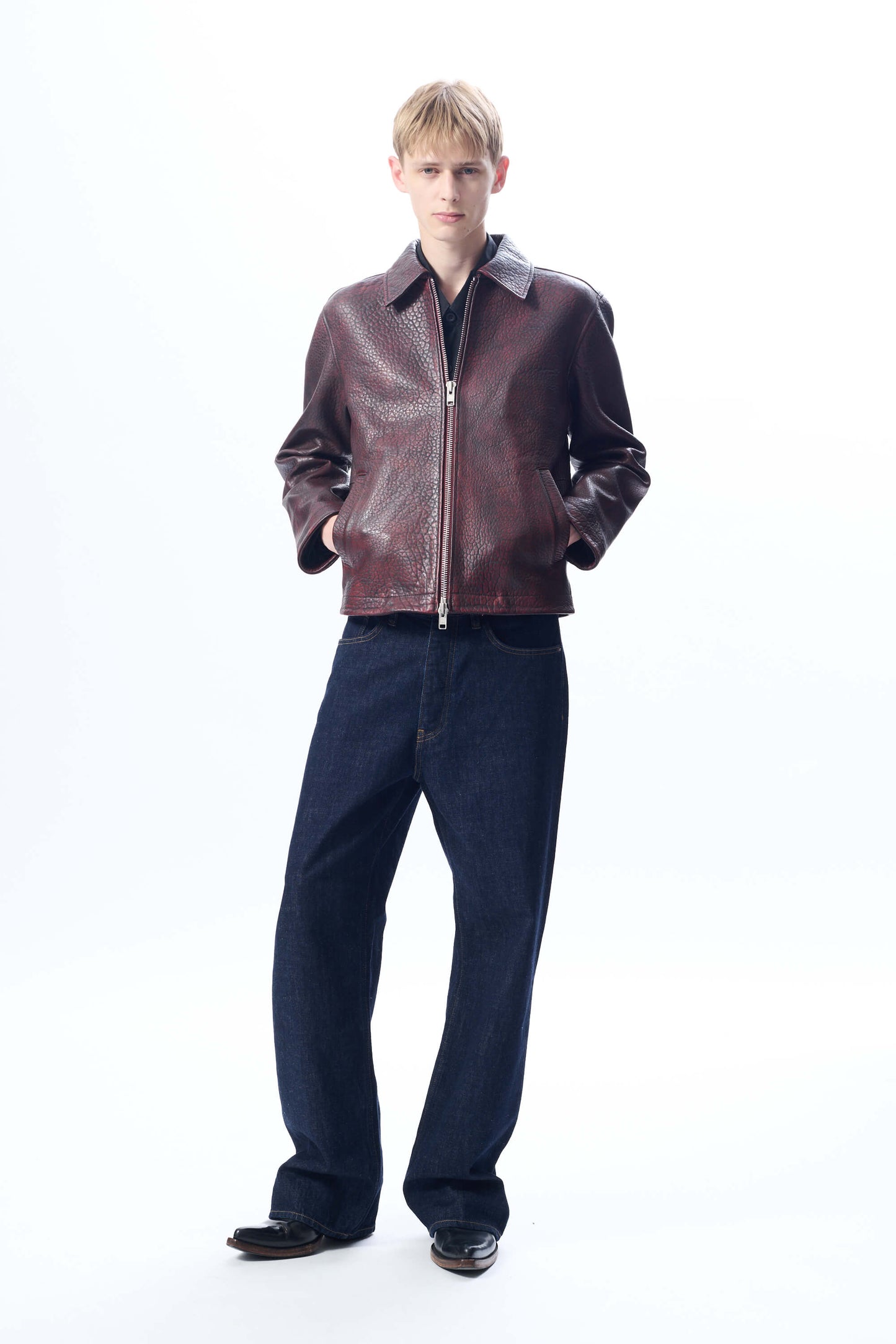 SHORT LEATHER JACKET