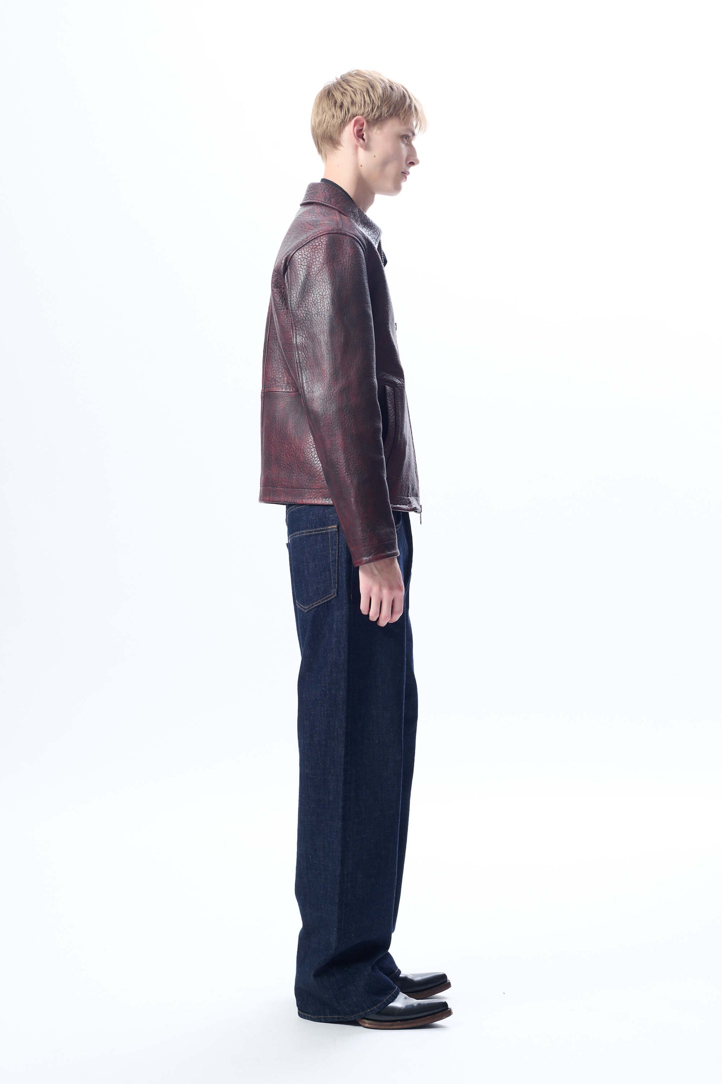 SHORT LEATHER JACKET