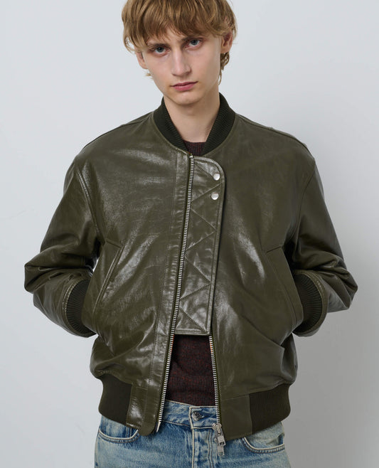 LEATHER FLIGHT JACKET