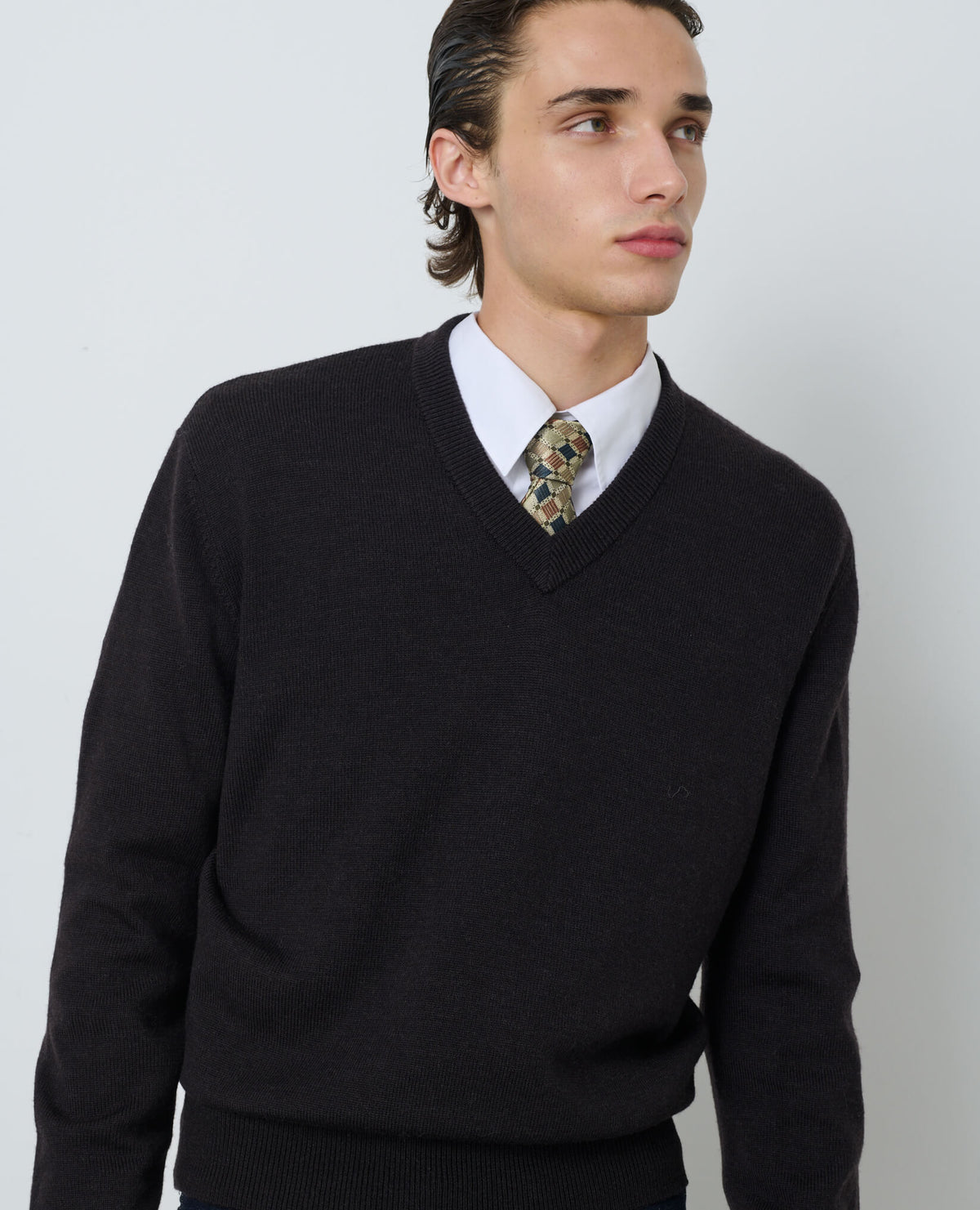 MOON MERINO V NECK