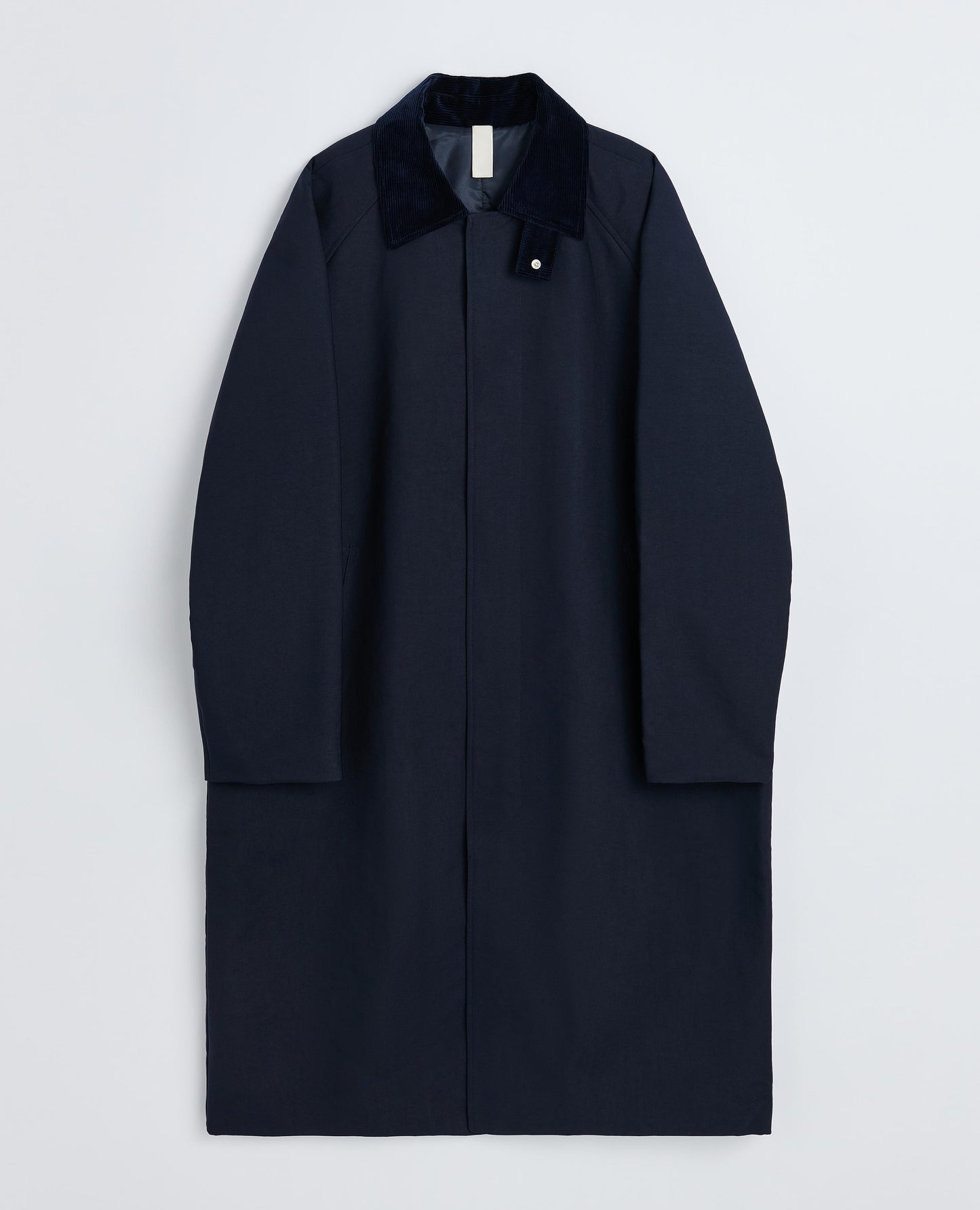 RAGLAN COAT . NAVY