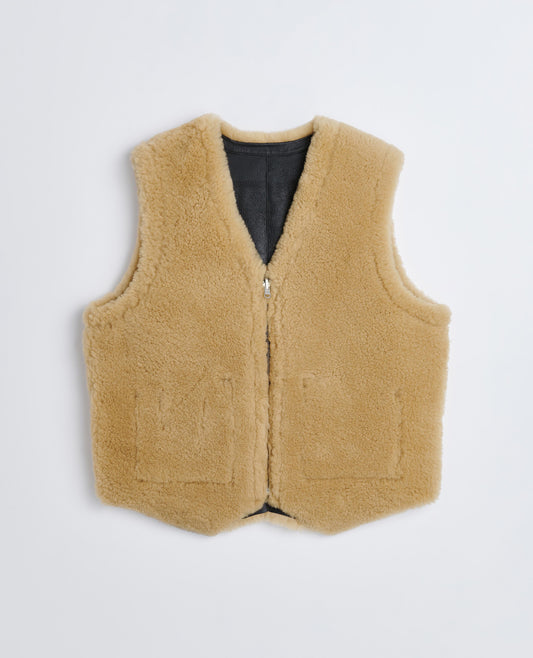 SHEARLING VEST