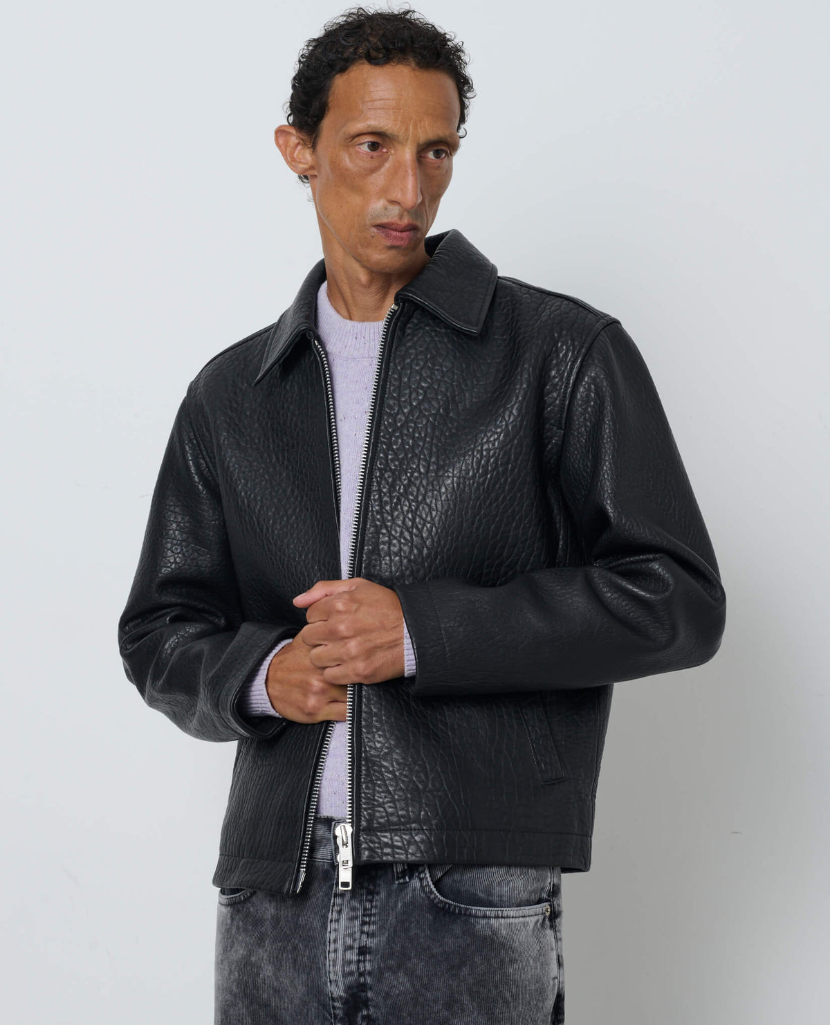 SHORT LEATHER JACKET