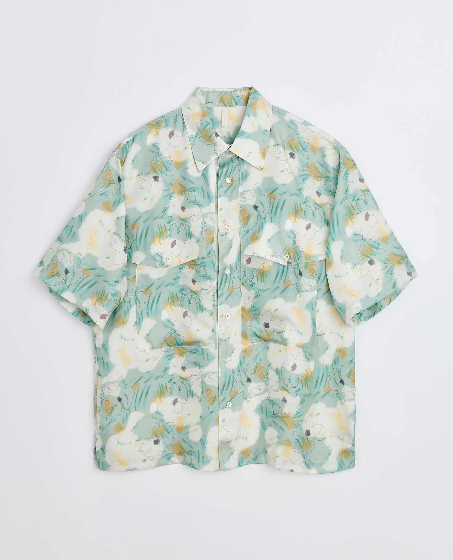 SILK SHIRT SS AOP