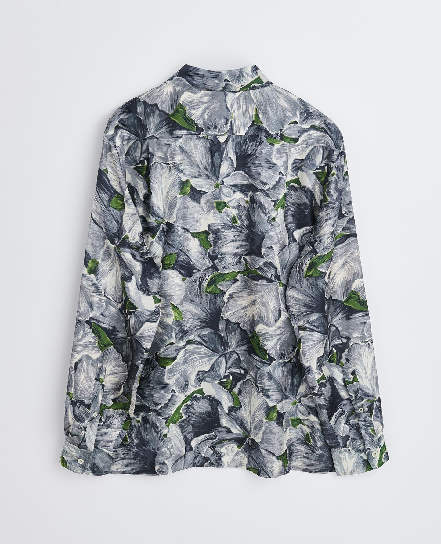 SILK SHIRT AOP . AOP