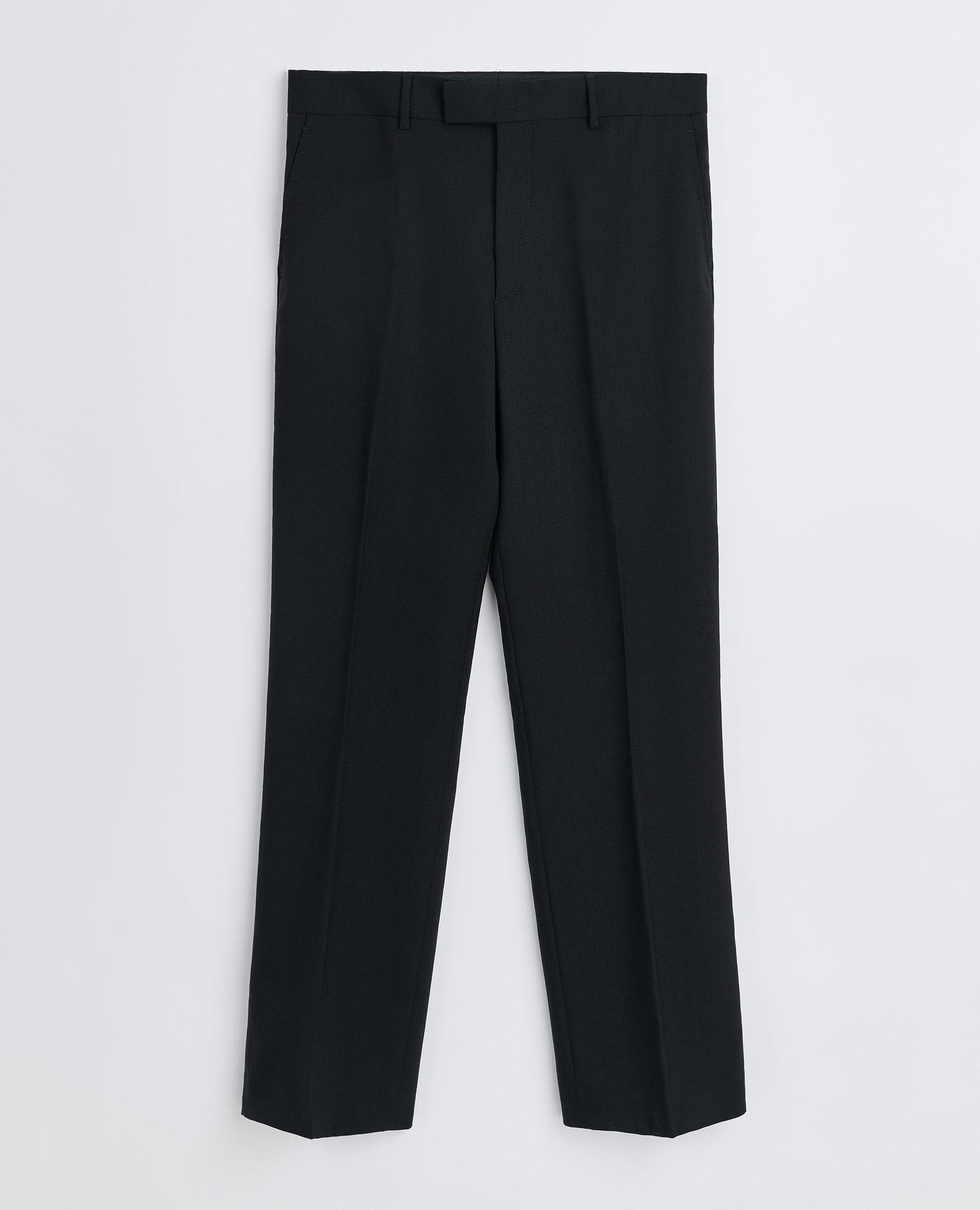 STRAIGHT TROUSER . BLACK