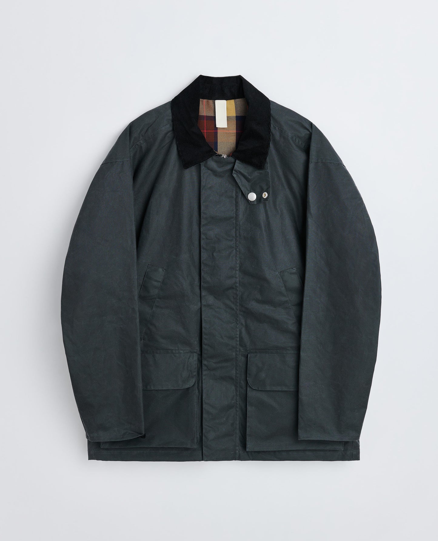 WAXED LEISURE JACKET . GREY