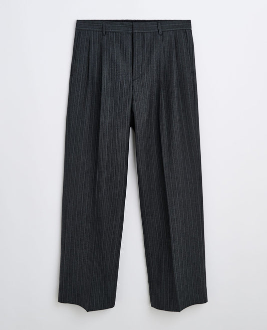 WIDE PLEATED TROUSER