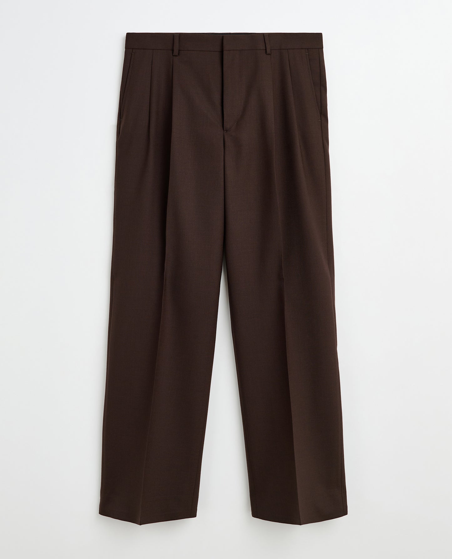 WIDE PLEATED TROUSER
