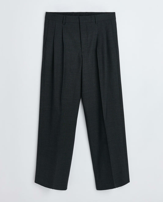 WIDE PLEATED TROUSER