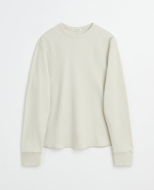 WOOL WAFFLE TEE LS