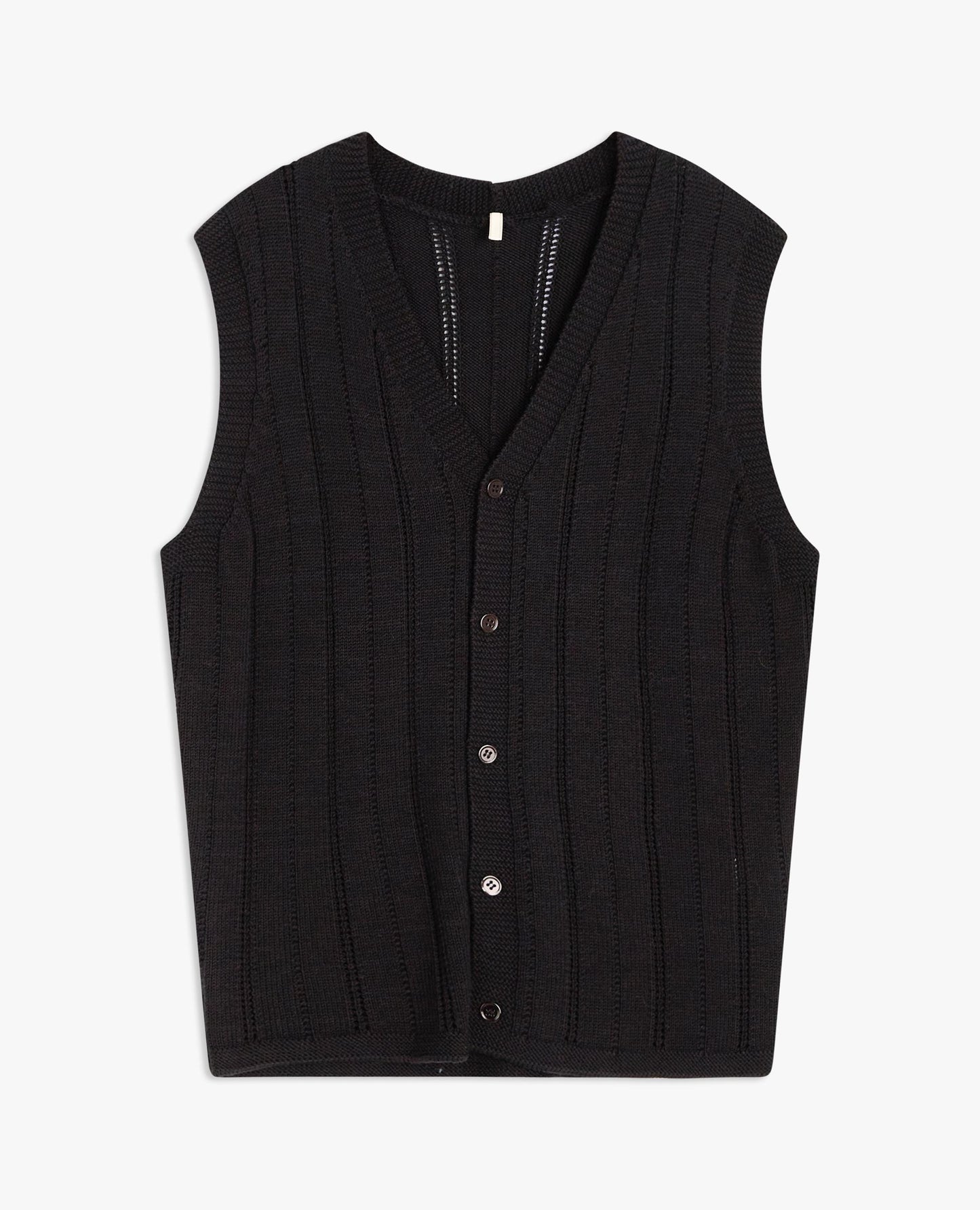 ALEX VEST . BLACK